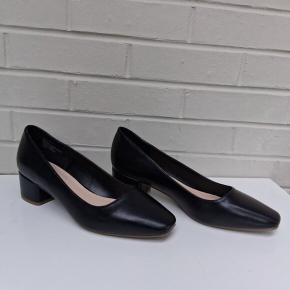 Women fashion Black low Heel Shoe's - Picture 5 of 9